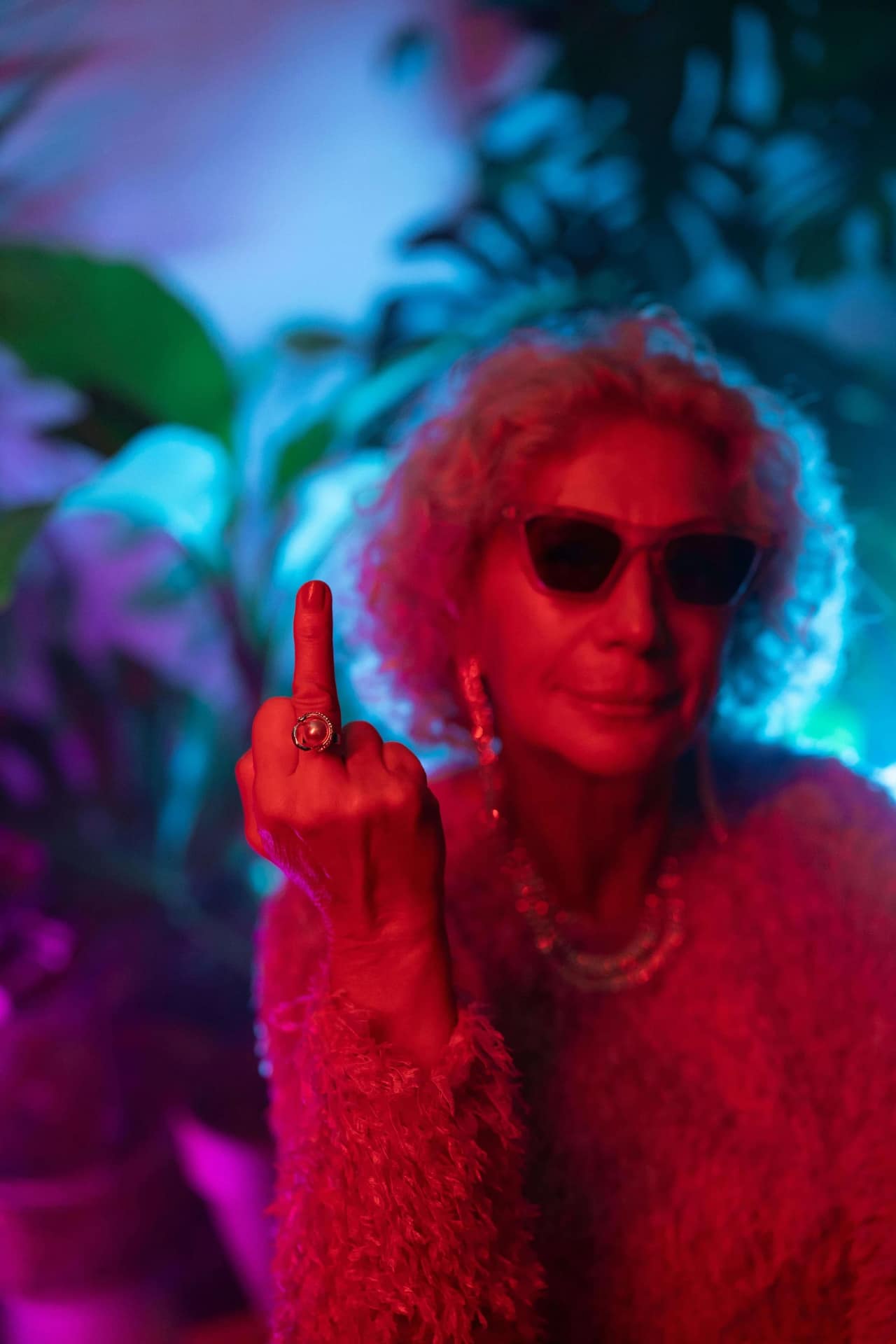  ‘Cool grandma’ Photo by  Ron Lach  (probably flipping us all off) 