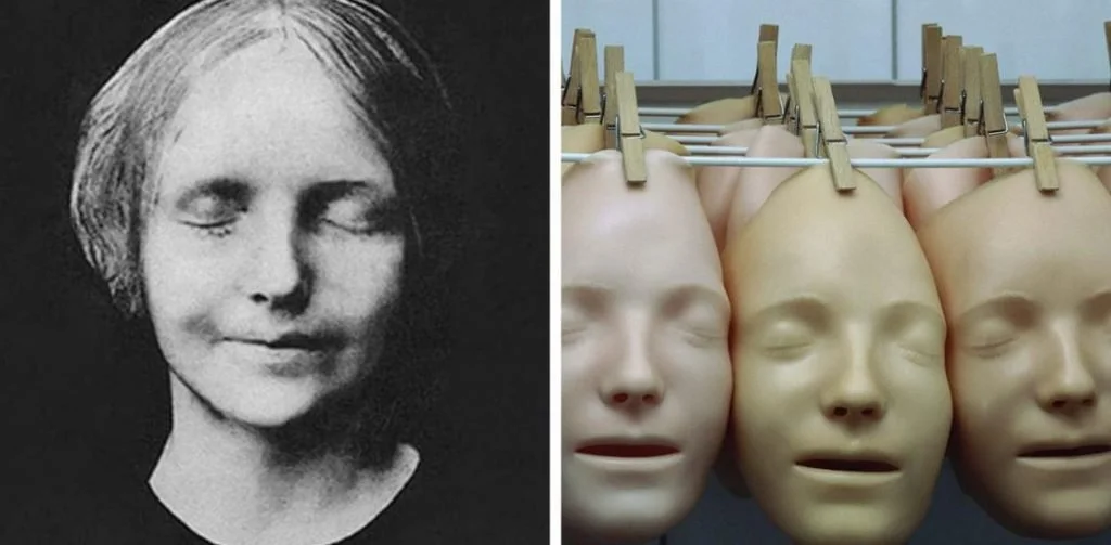   Resusci Anne Death Mask as CPR Doll   